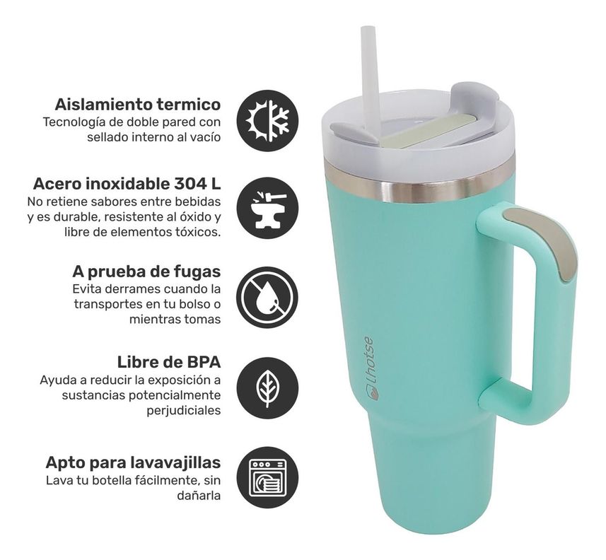 Vaso Térmico Tumbler 1180ml Lhotse Light Green-1