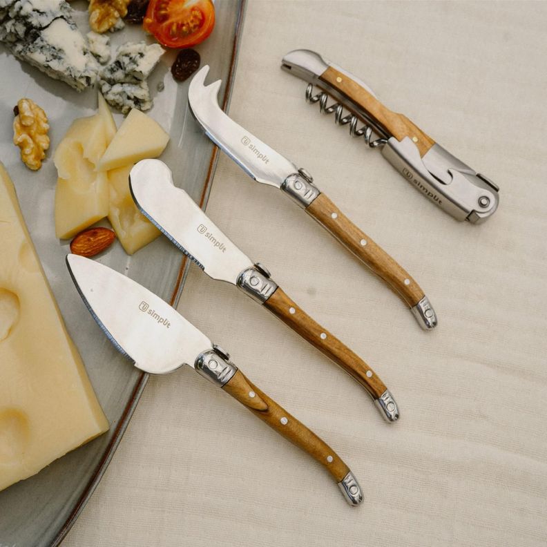 Set Cuchillos para Queso 4 pcs Provenza Simplit-1