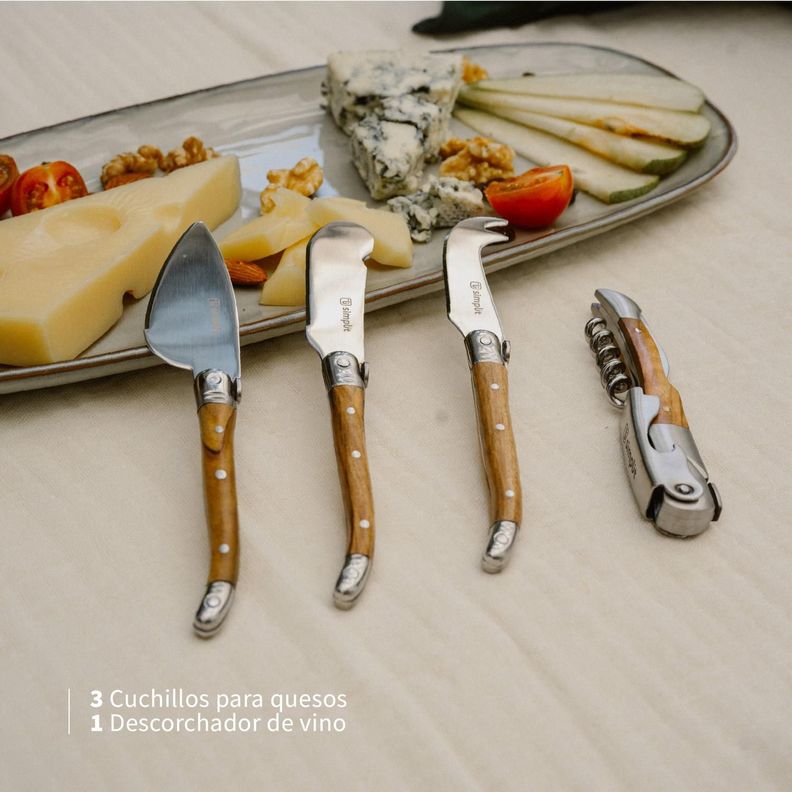 Set Cuchillos para Queso 4 pcs Provenza Simplit-2