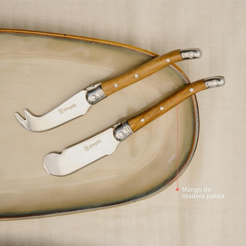 Set Cuchillos para Queso 4 pcs Provenza Simplit-4