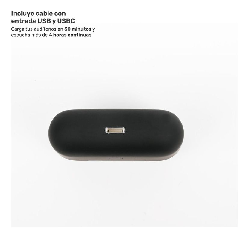 Pack Smartwatch Lhotse Vibe 05 Black + Audífonos Negro-6