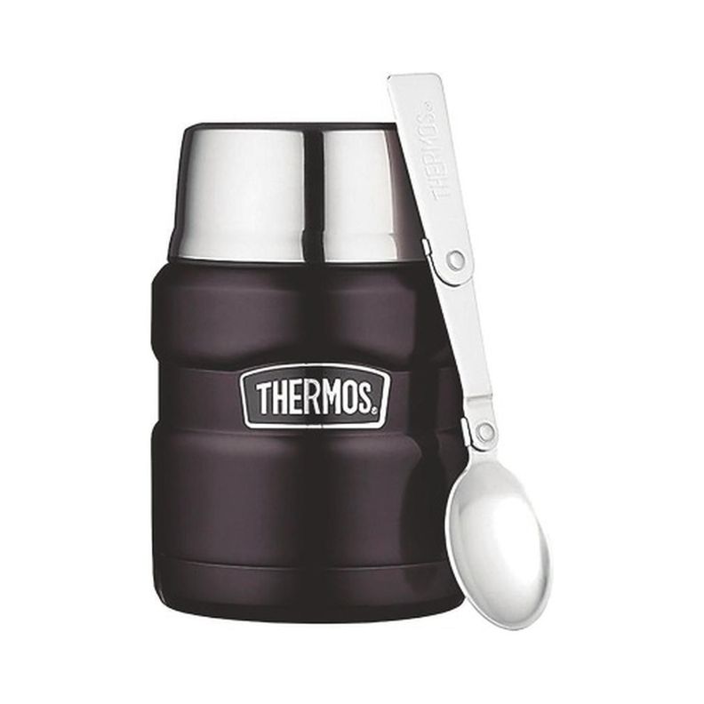 Termo Comida King Acero Inox Negro 470 ml Thermos-0