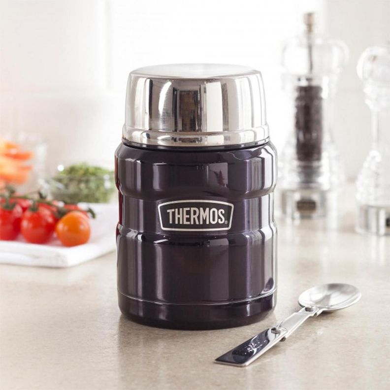 Termo Comida King Acero Inox Negro 470 ml Thermos-2