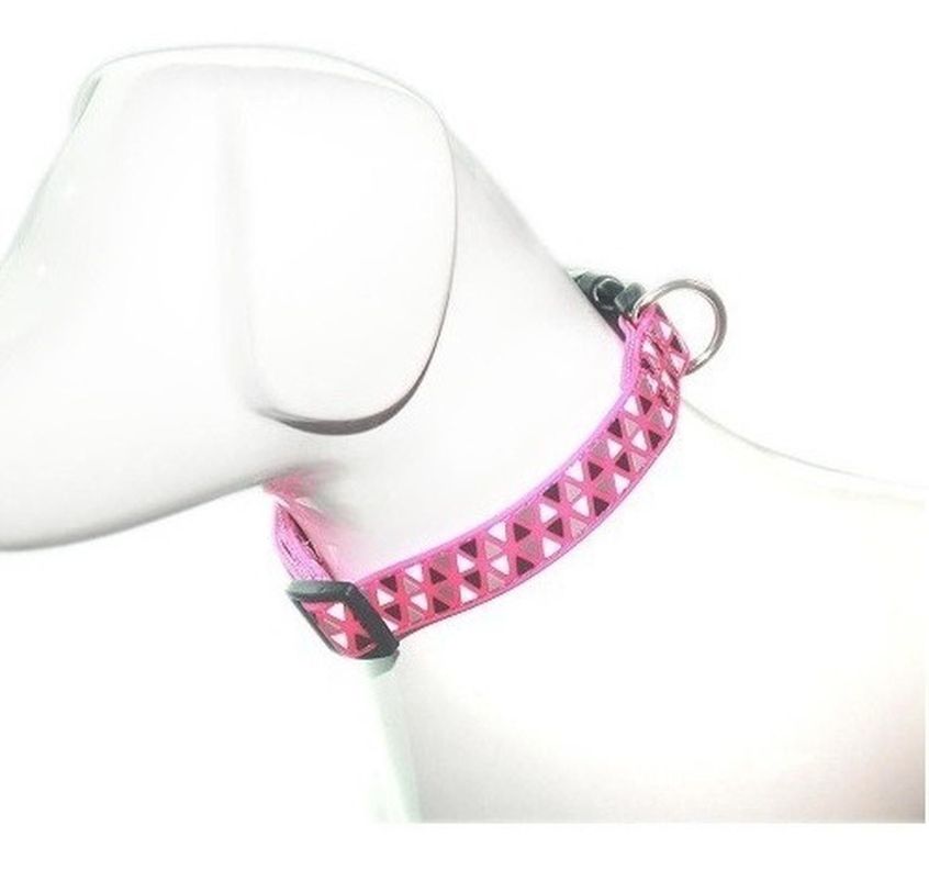 Collar Triángulo Fucsia Talla S Perro Mascan-1