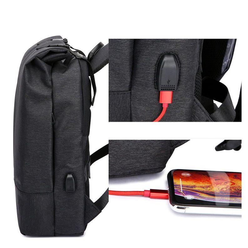Pack Smartwatch Live 206 Black + Mochila Antirrobo Lhotse-5