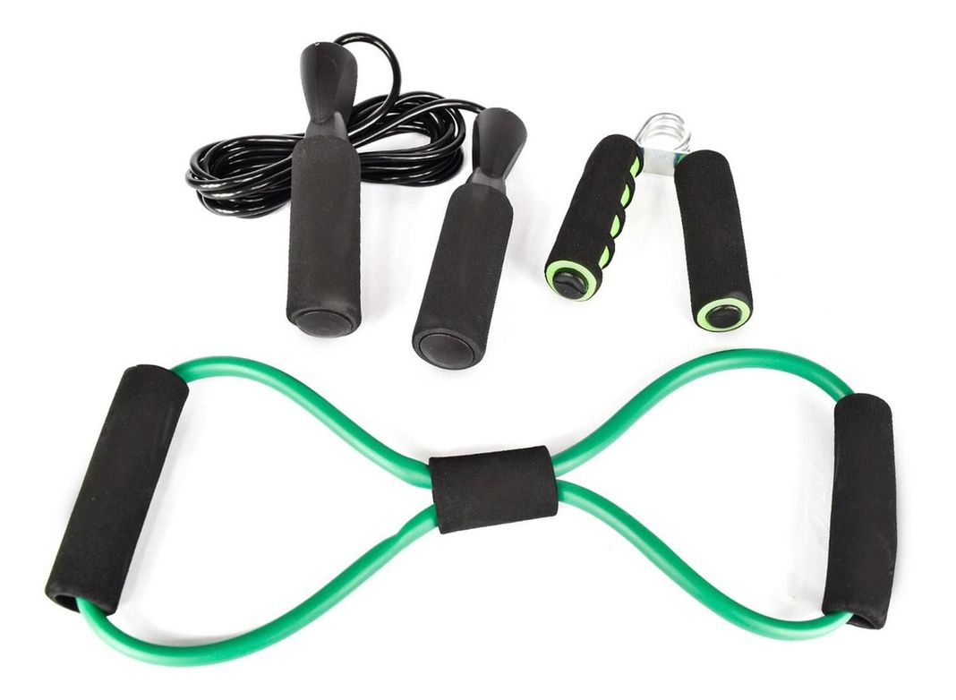 Set Deportivo 7 en 1 Rueda Abdominal Cuerda Lhotse Fit-3