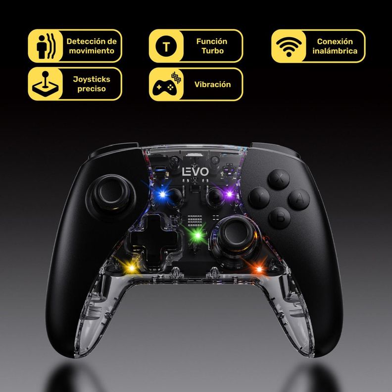 Control Joystick Pro Compatible Nintendo Switch Levo Negro-1