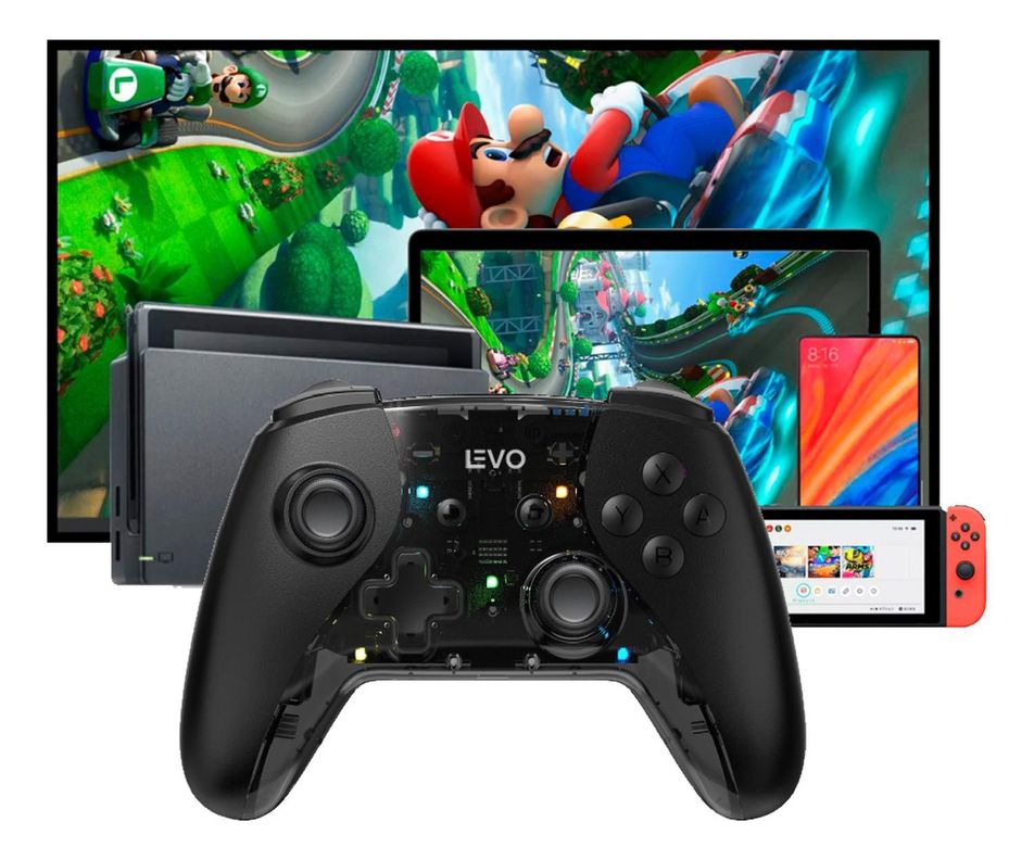 Control Joystick Pro Compatible Nintendo Switch Levo Negro-2