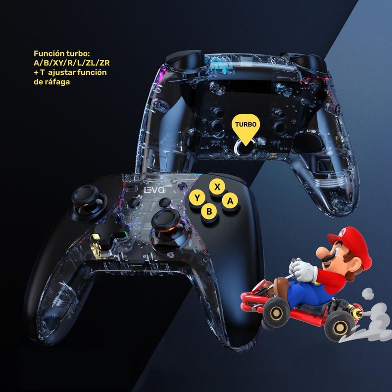 Control Joystick Pro Compatible Nintendo Switch Levo Negro-3