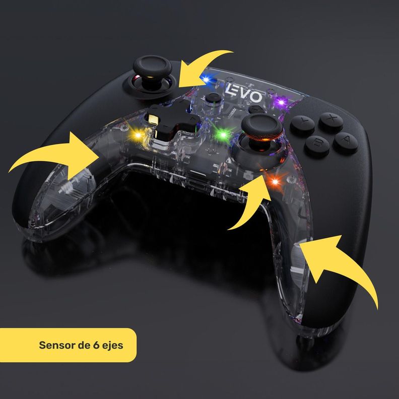Control Joystick Pro Compatible Nintendo Switch Levo Negro-4