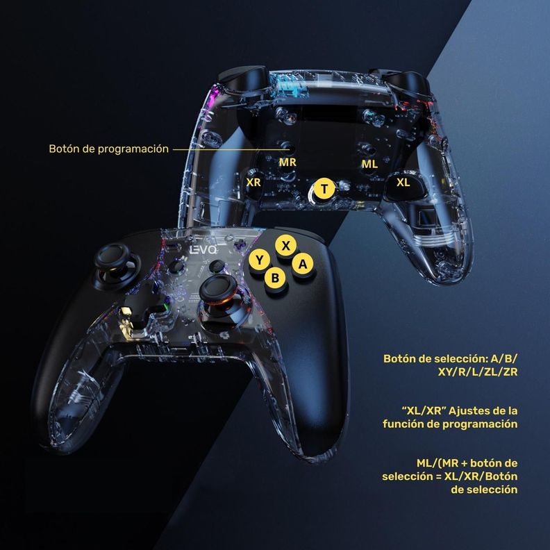 Control Joystick Pro Compatible Nintendo Switch Levo Negro-5