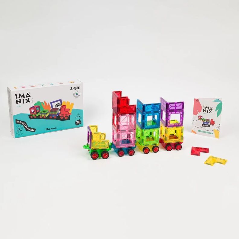 Imanix Train Electronics Cars 38 Piezas-1