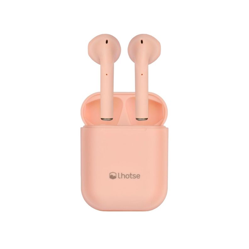 Audífonos Lhotse Bluetooth Inalámbrico Rm12 Rosado-0