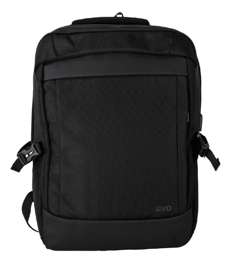 Mochila de viaje Notebook WOLF Negra 15,6" LEVO-0