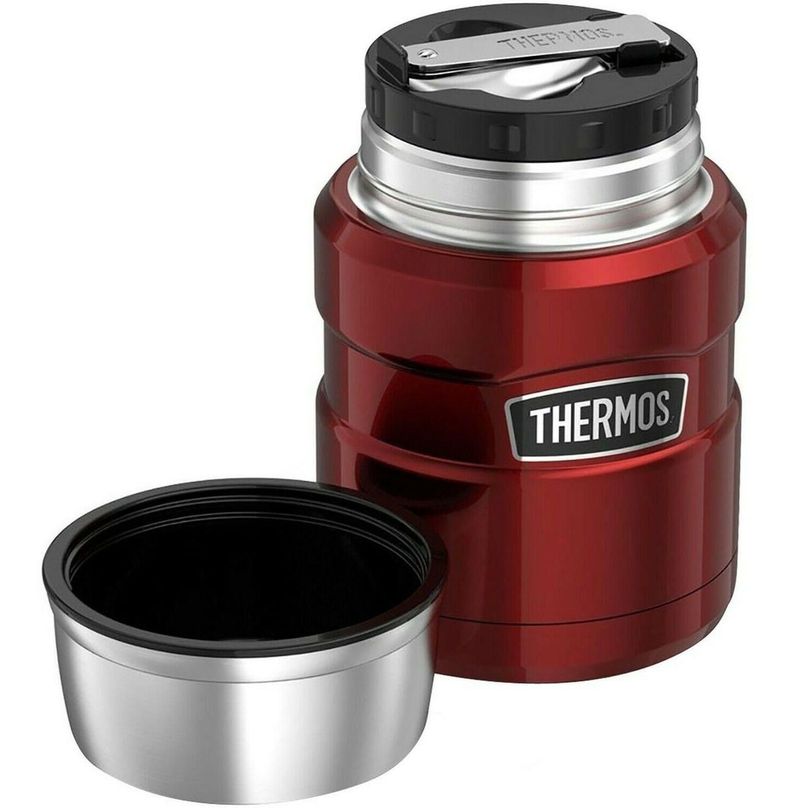Termo Comida King Acero Inox Rojo 470 ml Thermos-1