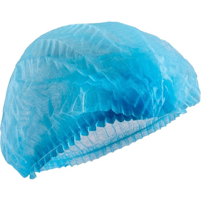 Cofias Para El Pelo Plisadas 100 Unidades (Azul)-0
