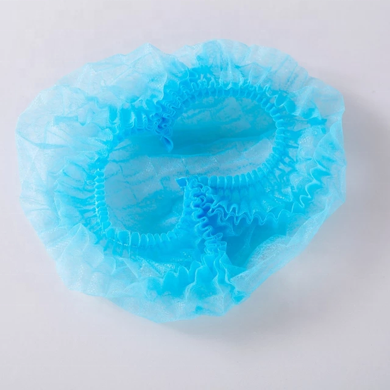 Cofias Para El Pelo Plisadas 100 Unidades (Azul)-1
