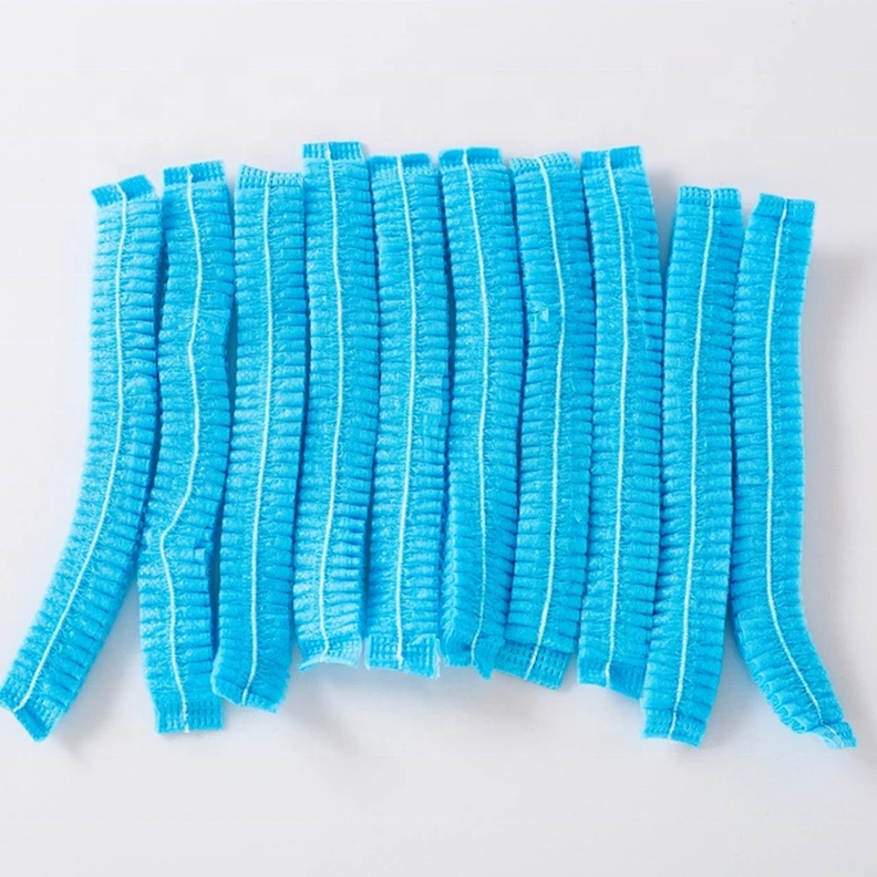 Cofias Para El Pelo Plisadas 100 Unidades (Azul)-2