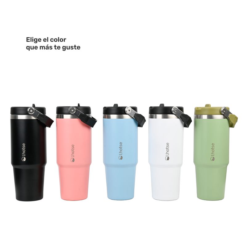 Botella Térmica Insulada Lhotse Travel Mug 900ml Blue-6