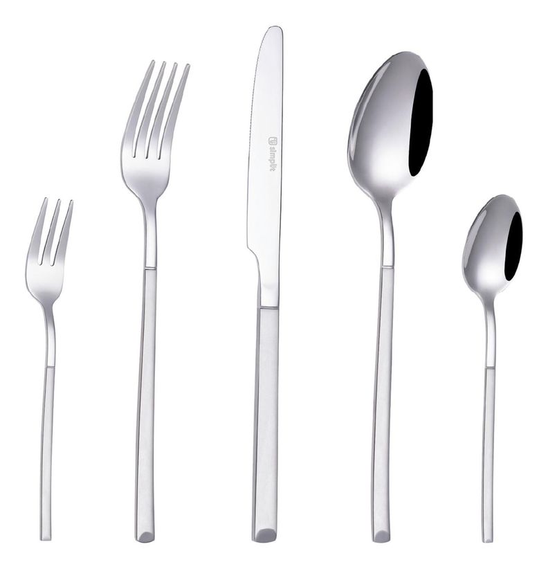 Set De Cuchillería 30 Pcs Acero Inoxidable Puglia Simplit-0