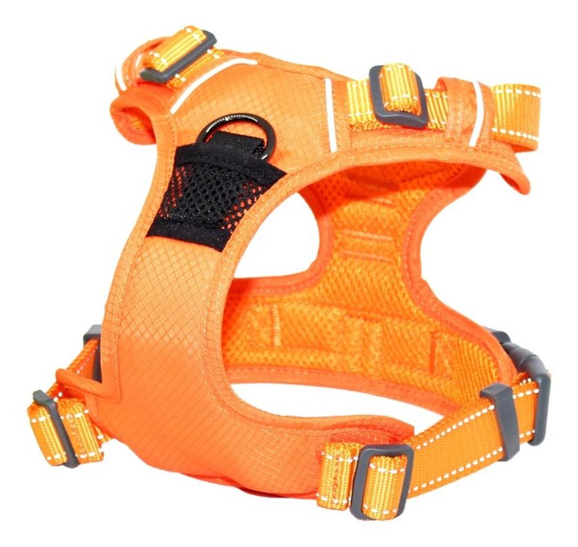 Arnés Deportivo De Control Xl Naranja Perro Mascan-0