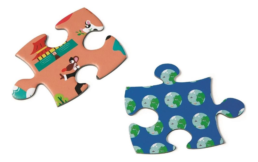 Puzzle 150Pcs Mapa Del Mundo Scratch Europe-2