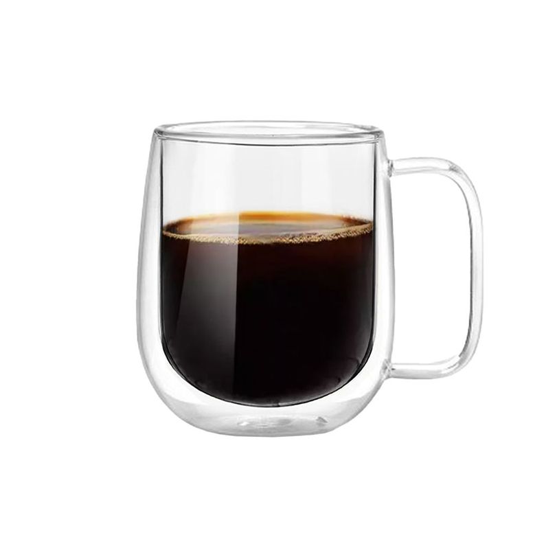 Taza Mug de Vidrio Doble Pared 300 ml Simplit-1