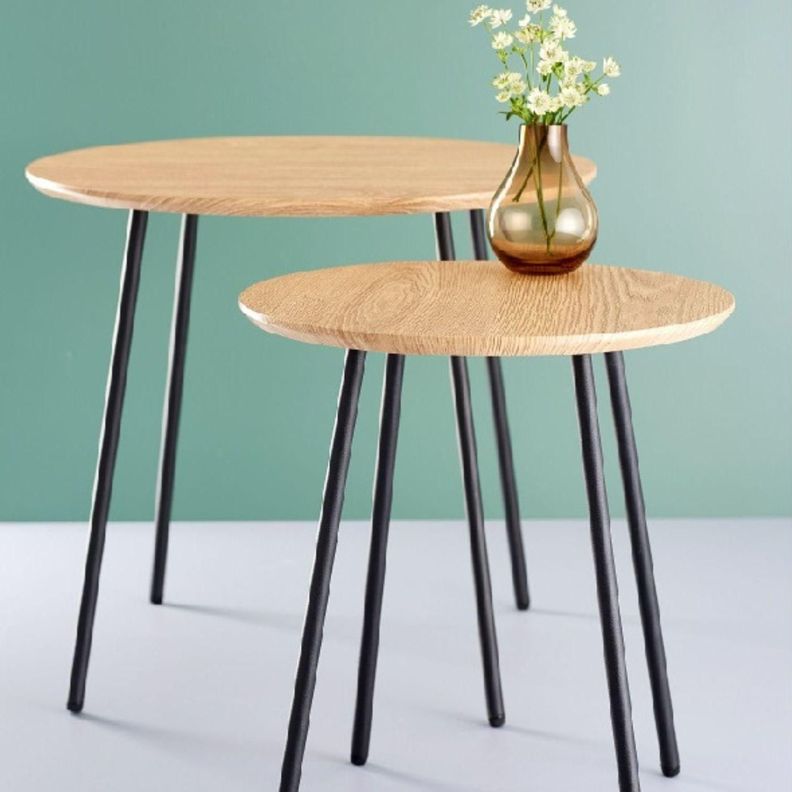 Mesa Lateral Mdf Con Lamina De Pvc 40*40 cm DAY-1