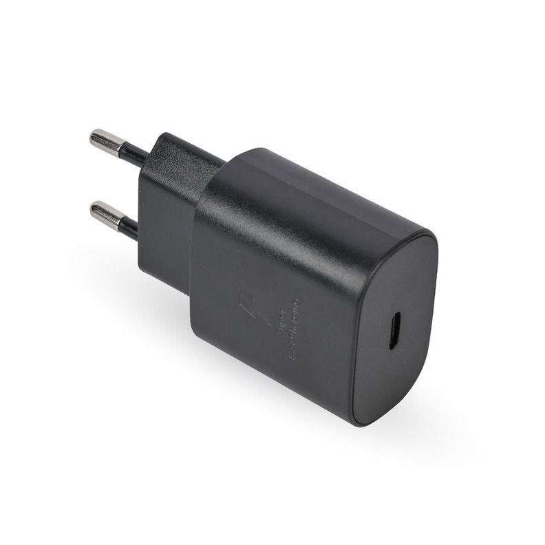 Cargador Super Rapido De Pared 25W USB-C LEVO Negro