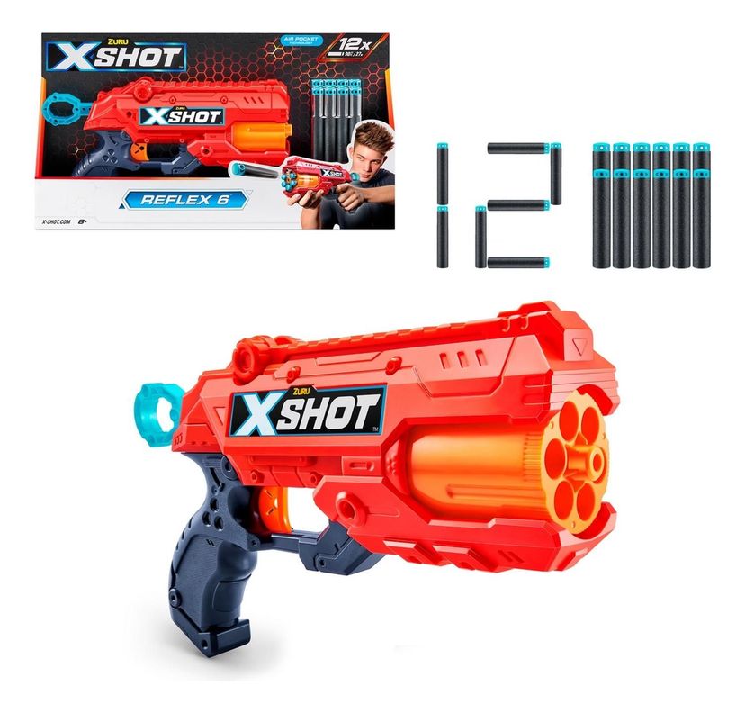 Lanzador Reflex 6 Con 12 Dardos X-Shot X-Shot | Paris.cl