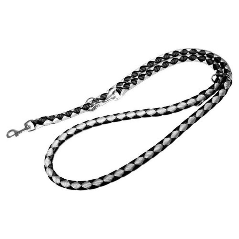 Correa Ramal Trenza Negra Perro Mascan-1