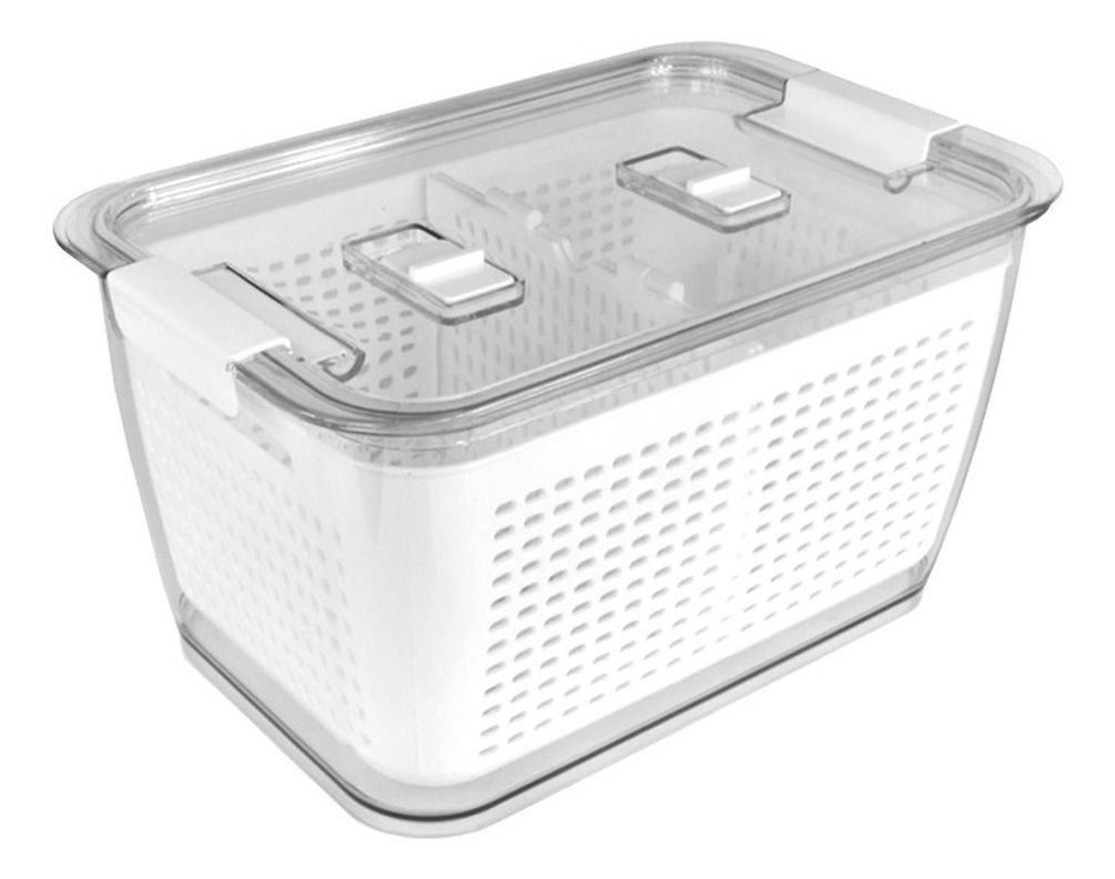 Organizador Refrigerador con Cesta Mediana Simplit-0
