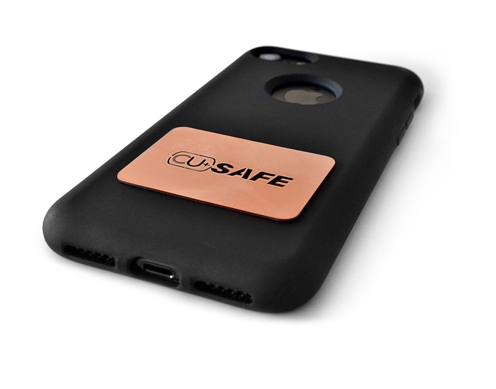 Placa Cobre Para Celular Reduce Bacterias Cu+Safe-2