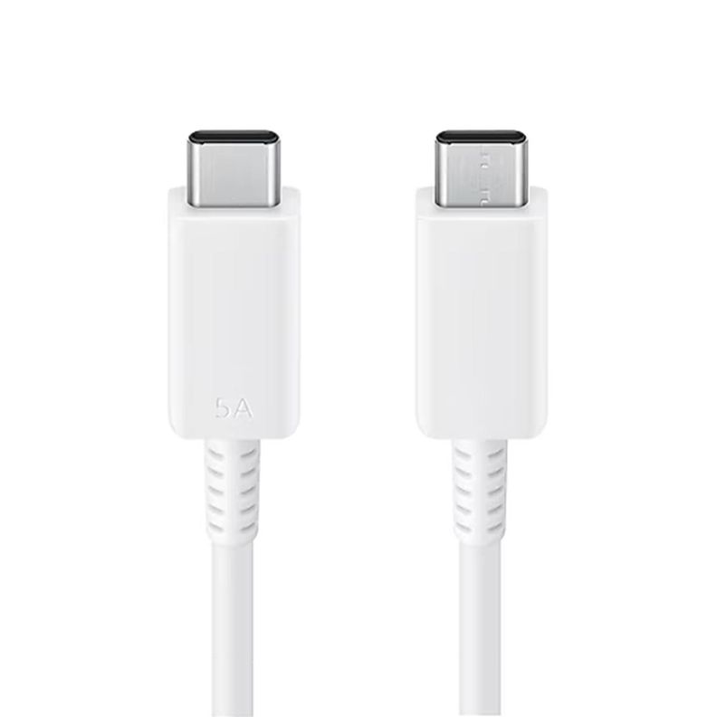 Cable De Carga Rapida USB-C 100W 5A 1Mt LEVO Blanco