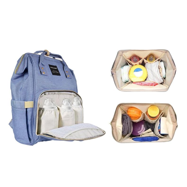 Mochila Maternal Pañalera Bebé Freaky Mommy Lila-3