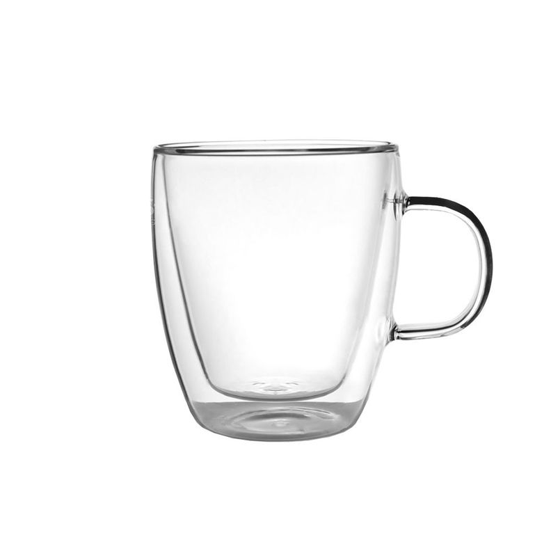 Set 4 Tazas de Vidrio Doble Pared 350 ml Simplit-4