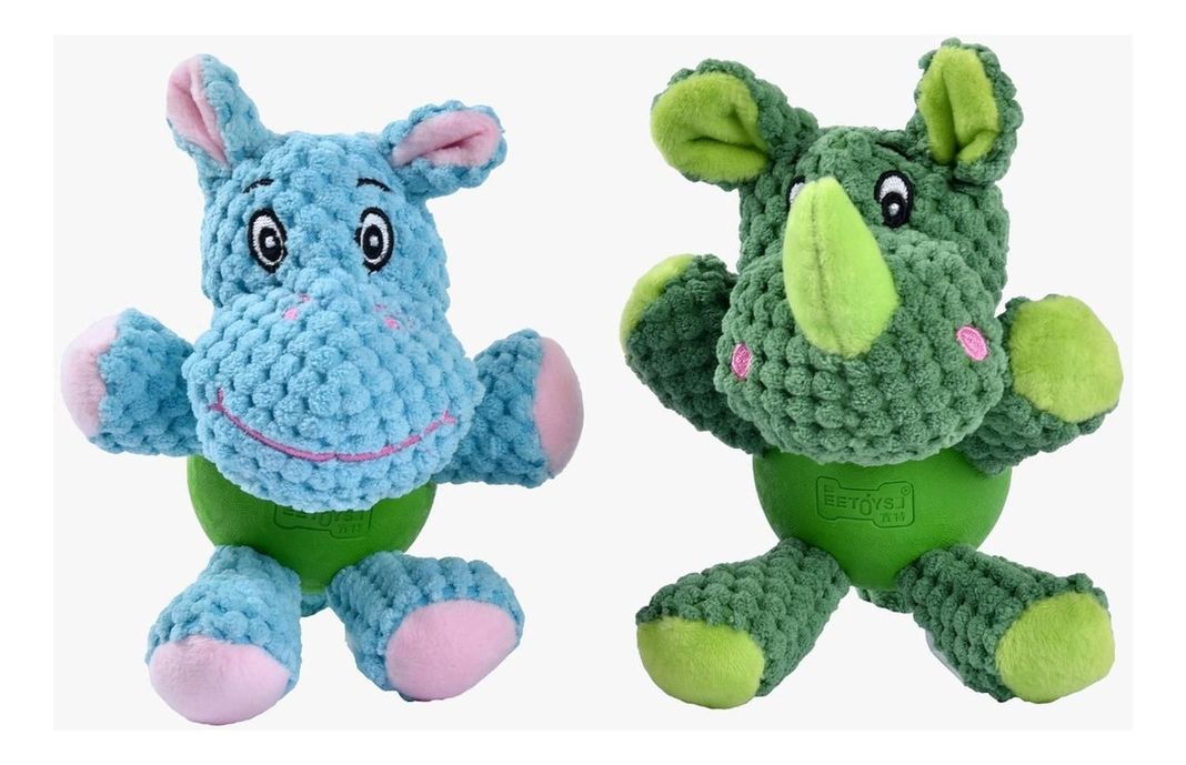 Animal Plush Con Pelota Verde Perro Mascan-3