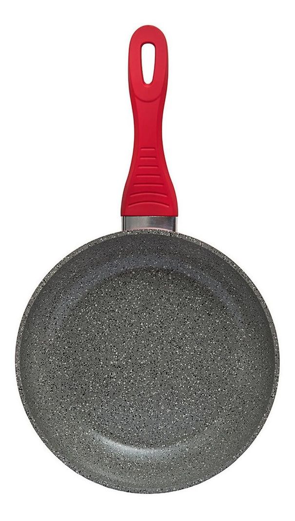 Sartén Stone Rojo Cerámica Antiadherente 28 Cm-1