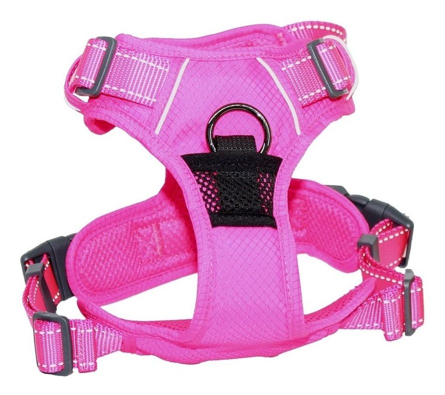 Arnés Deportivo De Control Xl Fucsia Perro Mascan-0
