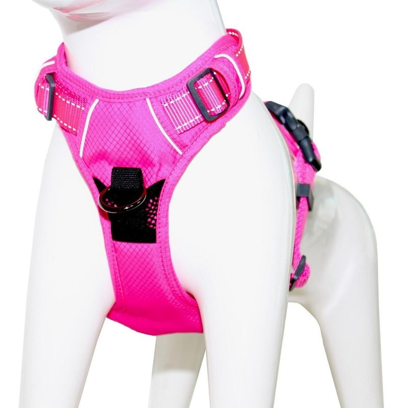 Arnés Deportivo De Control Xl Fucsia Perro Mascan-2