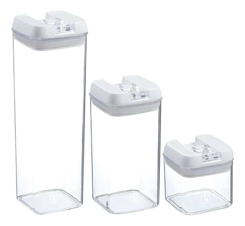 Set de 3 Contenedores Herméticos Plástico Simplit-2
