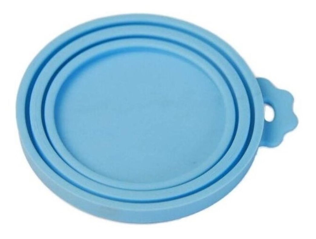 Tapa De Silicona Para Latas Azul Perro Mascan-0