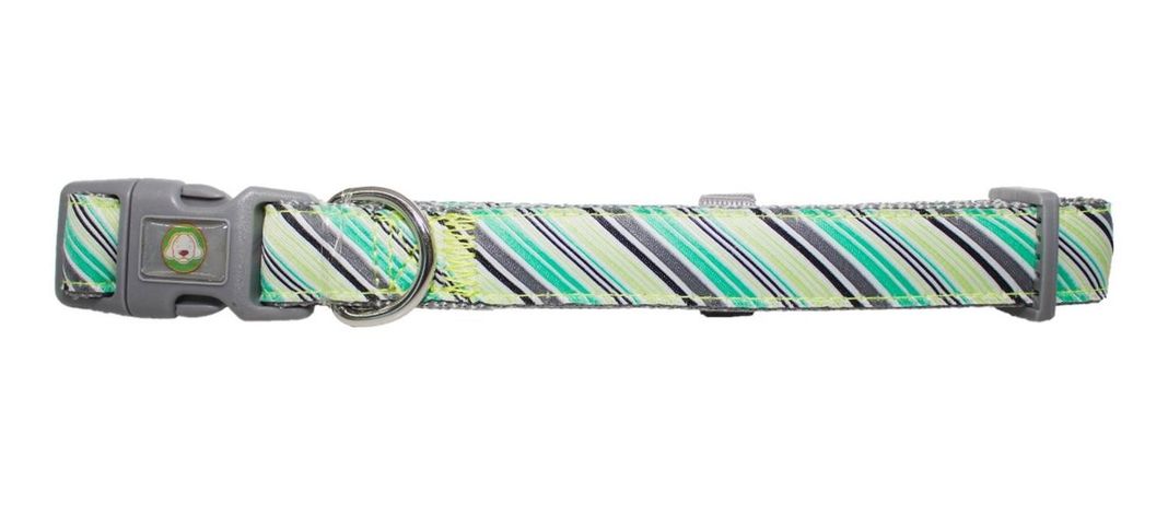 Collar Perro Diagonal Xs Verde Mascan-0