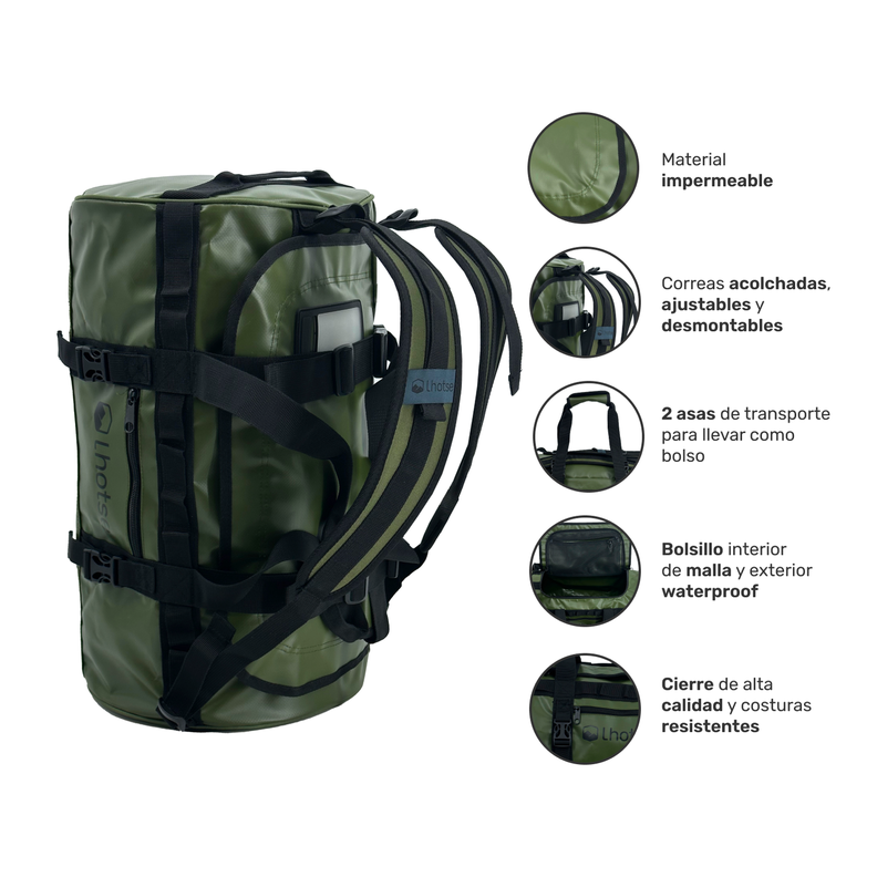 Bolso Deportivo Impermeable Duffel 60 lts Lhotse-2