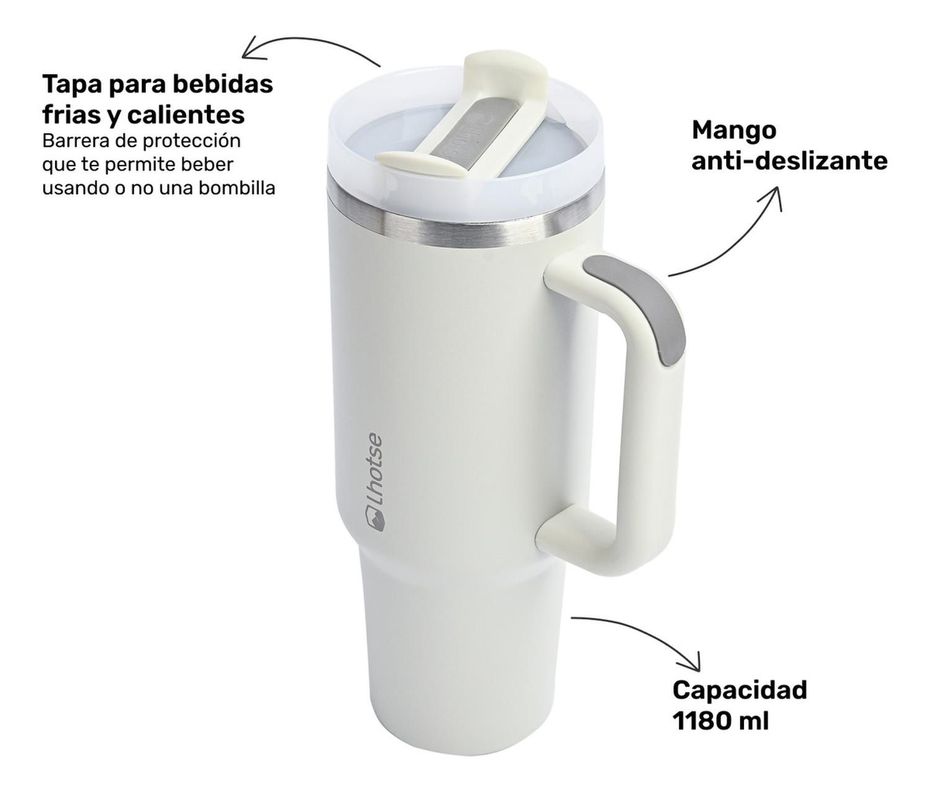 Vaso Térmico Tumbler 1180ml Lhotse Sand-4