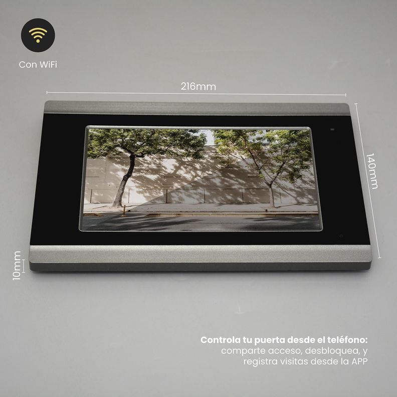 Timbre Video Portero Citofono Monitor WIFI LEVO-2
