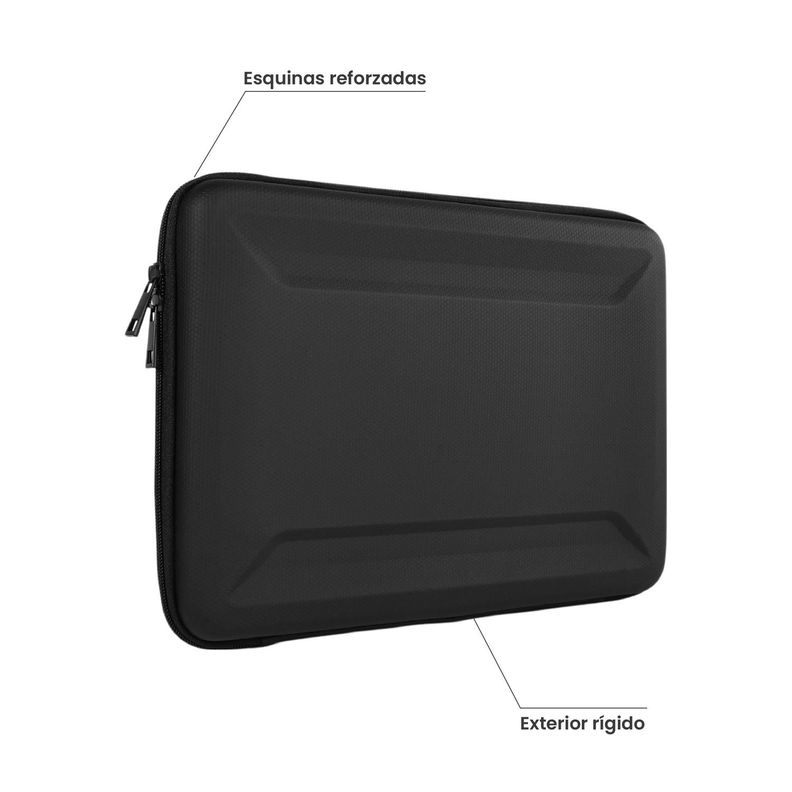 Funda HardShell para Notebook 13-14" Negro Levo-1