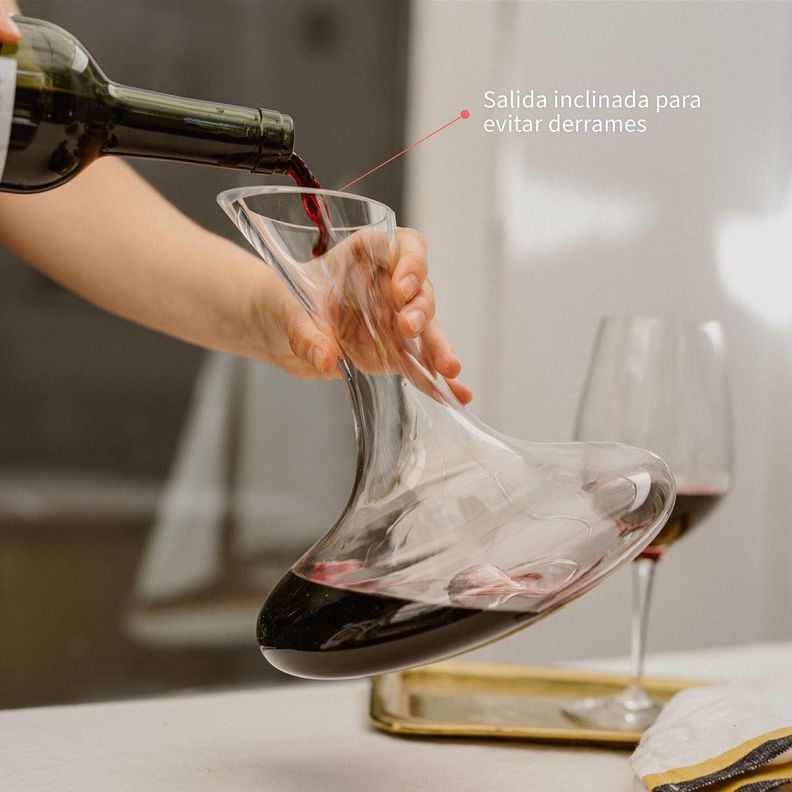 Decantador Aireador Vino Rouge 1500ml-1
