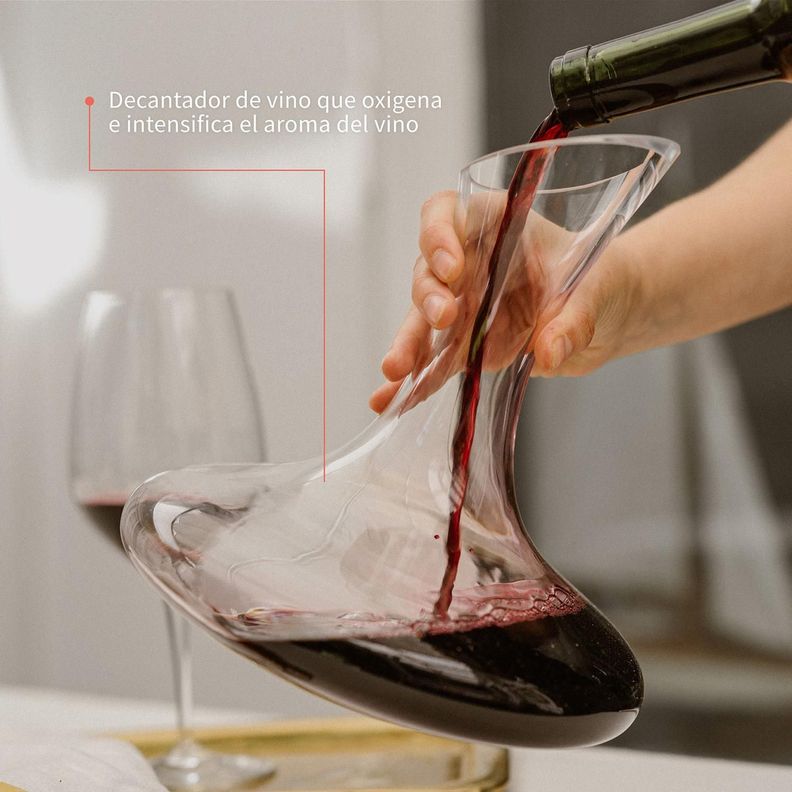 Decantador Aireador Vino Rouge 1500ml-2