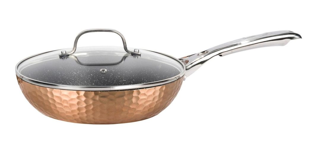 Sartén Antiadherente Tapa 28cm Copper Simplit-0